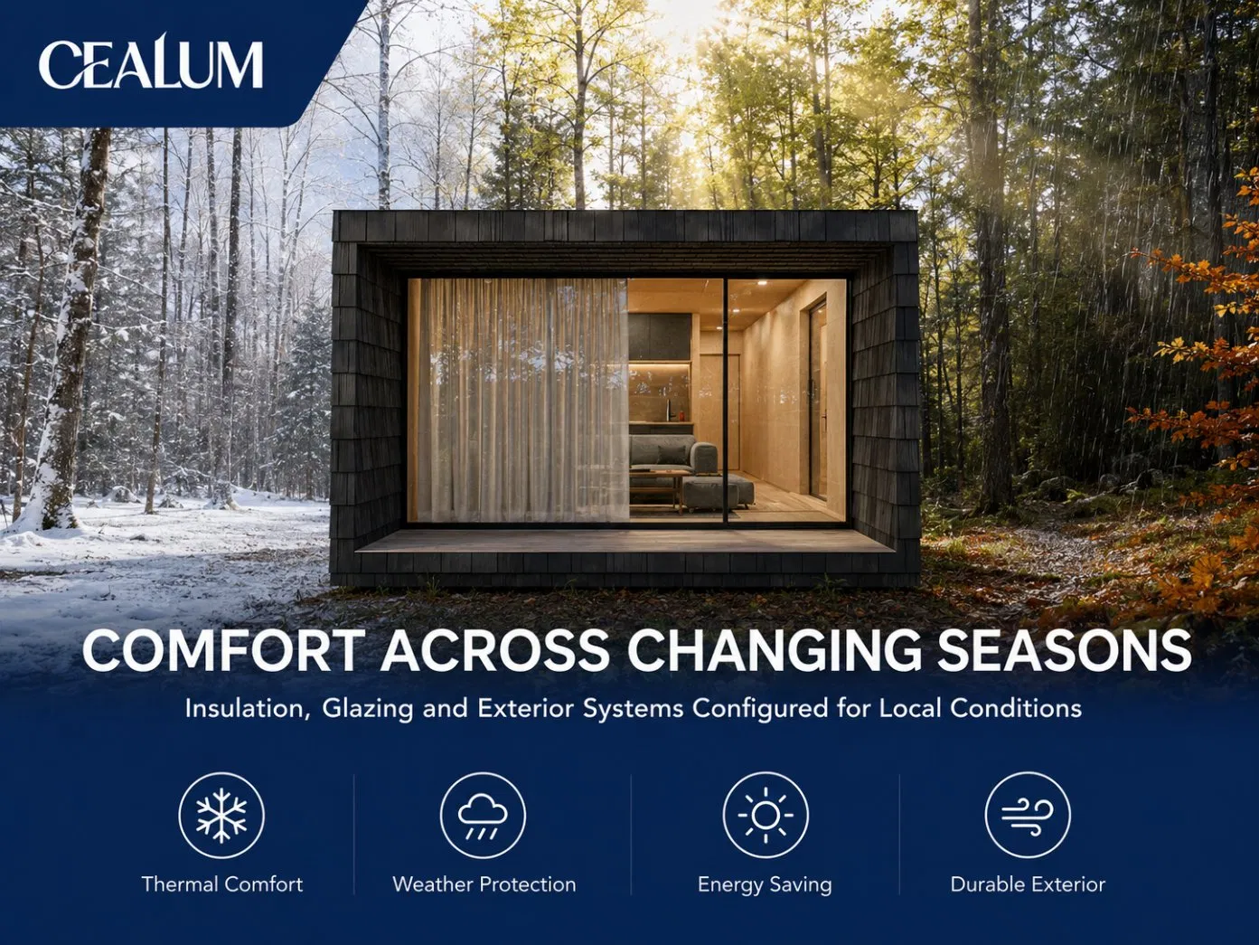 Instalación Rápida de Casa Modular Prefabricada con Estructura de Acero e Interior Personalizado para Proyectos de Resort Residencial y Parque de Vacaciones