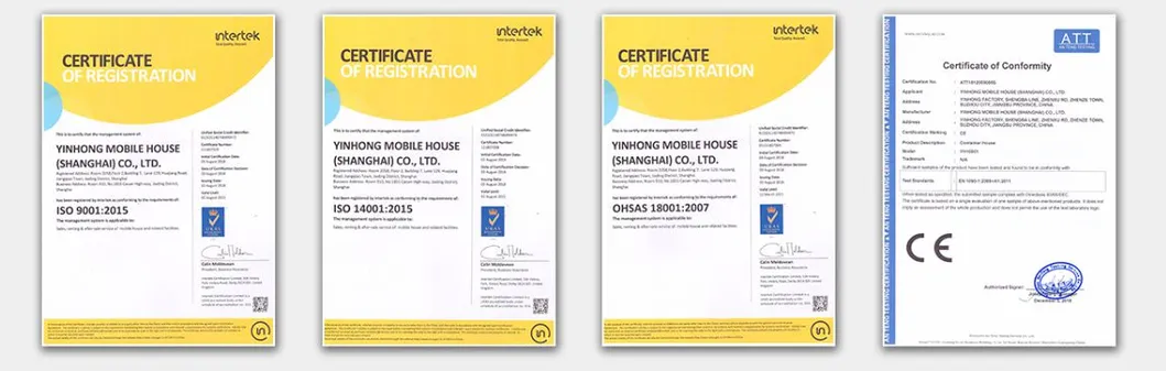 Certificaciones y acreditaciones del producto prefabricado