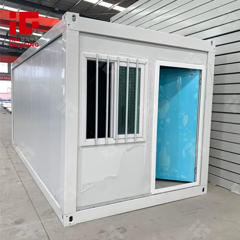 Oficina móvil modular plegable prefabricada de contenedor potable, casas de contenedor prefabricadas