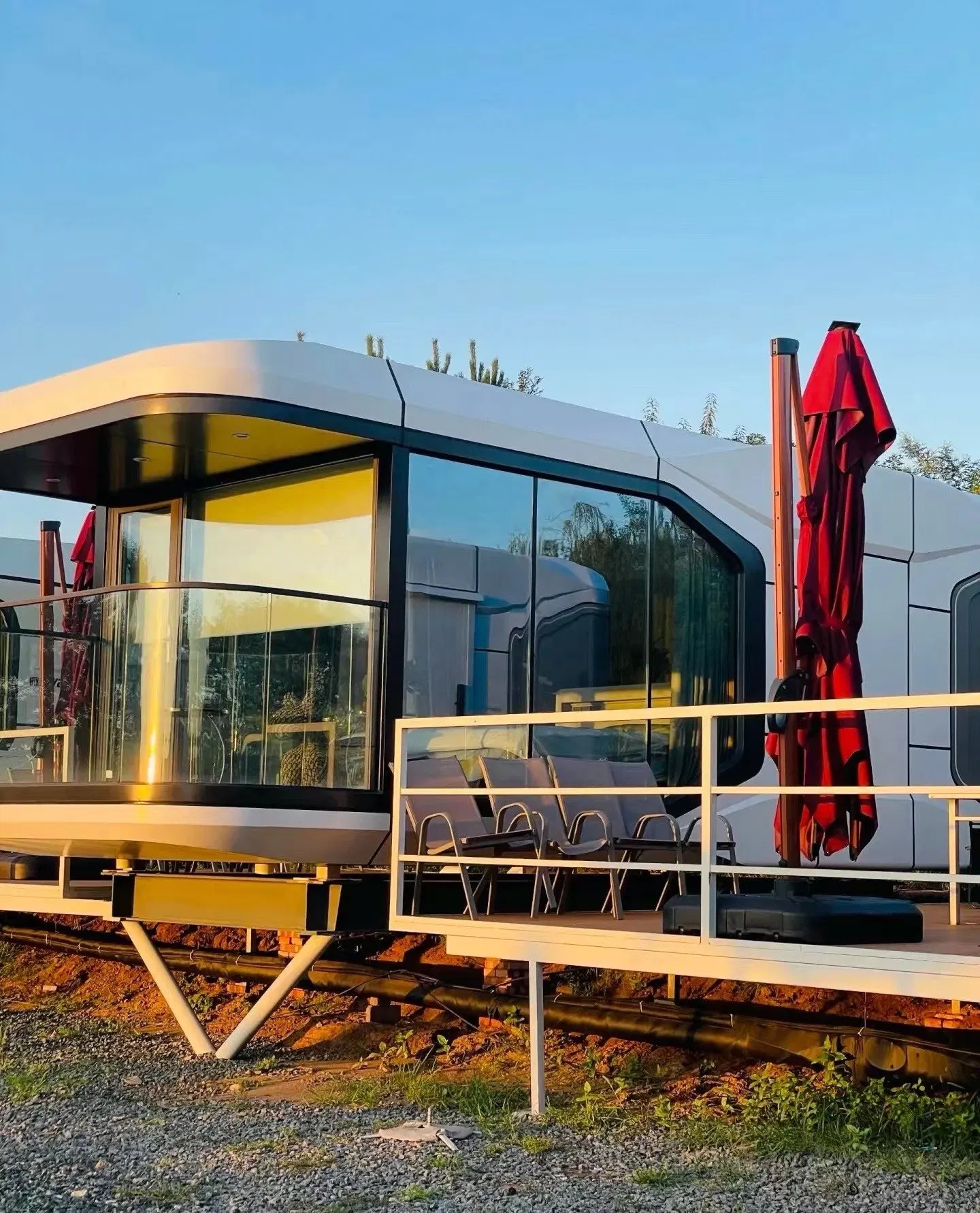 Casas modulares de contenedores asequibles para vivir en espacios reducidos