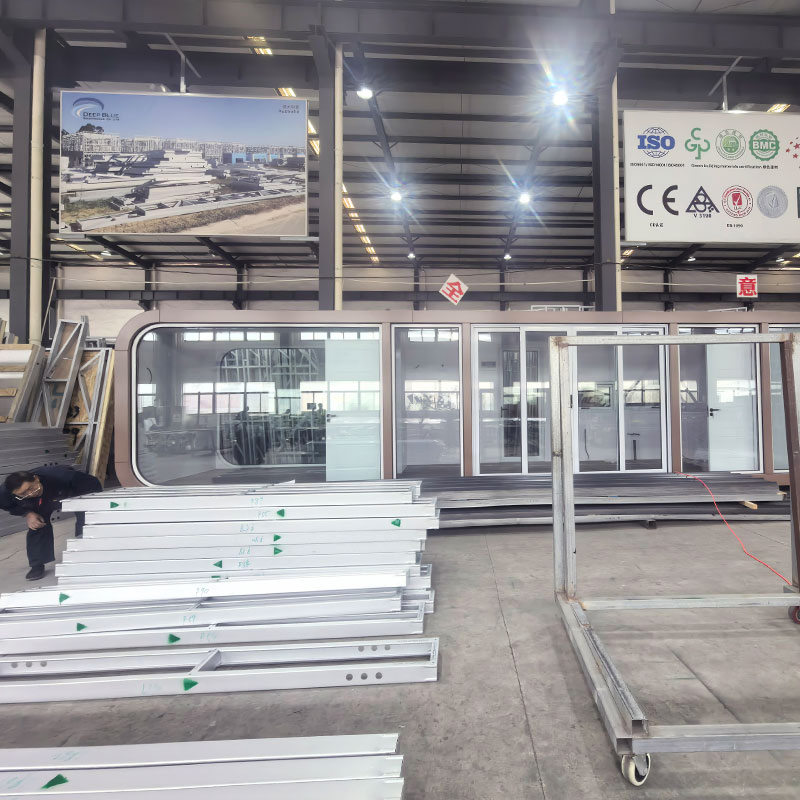 Casa Prefabricada Modular de Estructura de Acero Liviano en Kits de Paneles