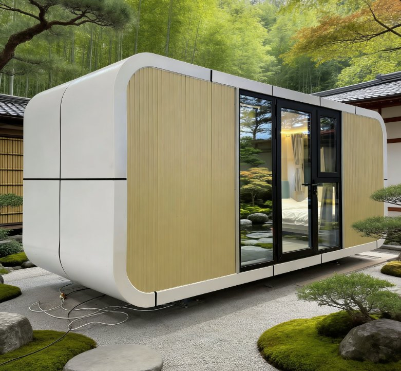 20/40 FT Casa de Lujo Prefabricada de Apple Casa Pequeña Hogares Móviles Casa Cápsula Casa Inteligente Hogares Modulares