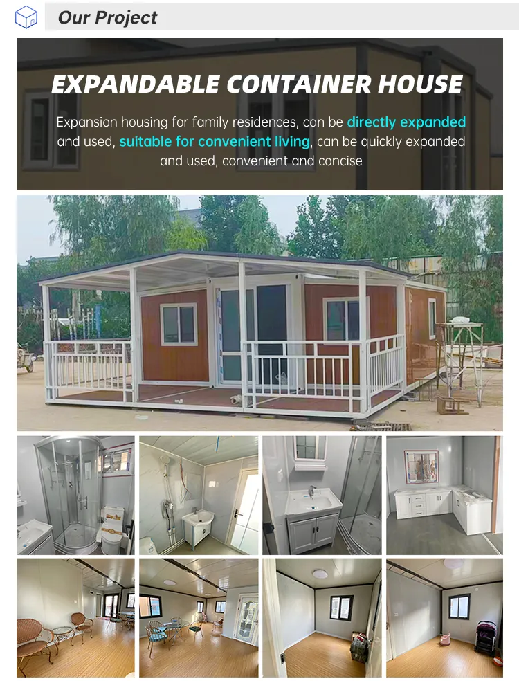 Detalle de instalación de la casa contenedor