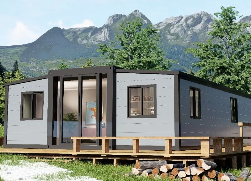 Casa Móvil Expandible Ecológica 40FT para Resorts Sostenibles