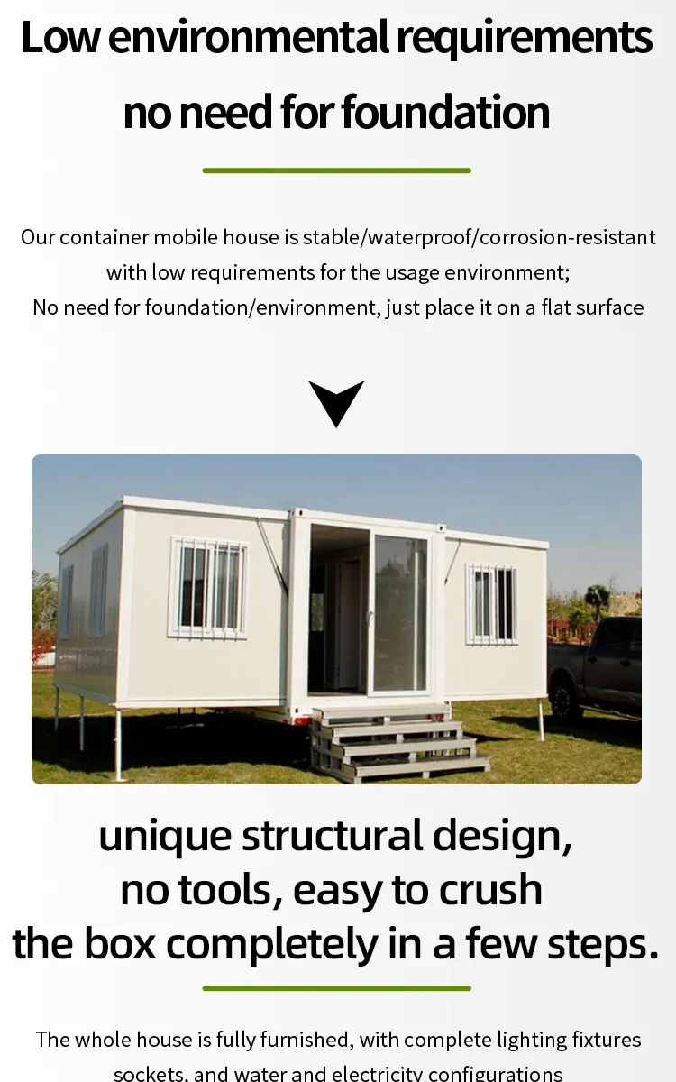 Casa modular contemporánea prefabricada con diseño robusto de tubería de acero