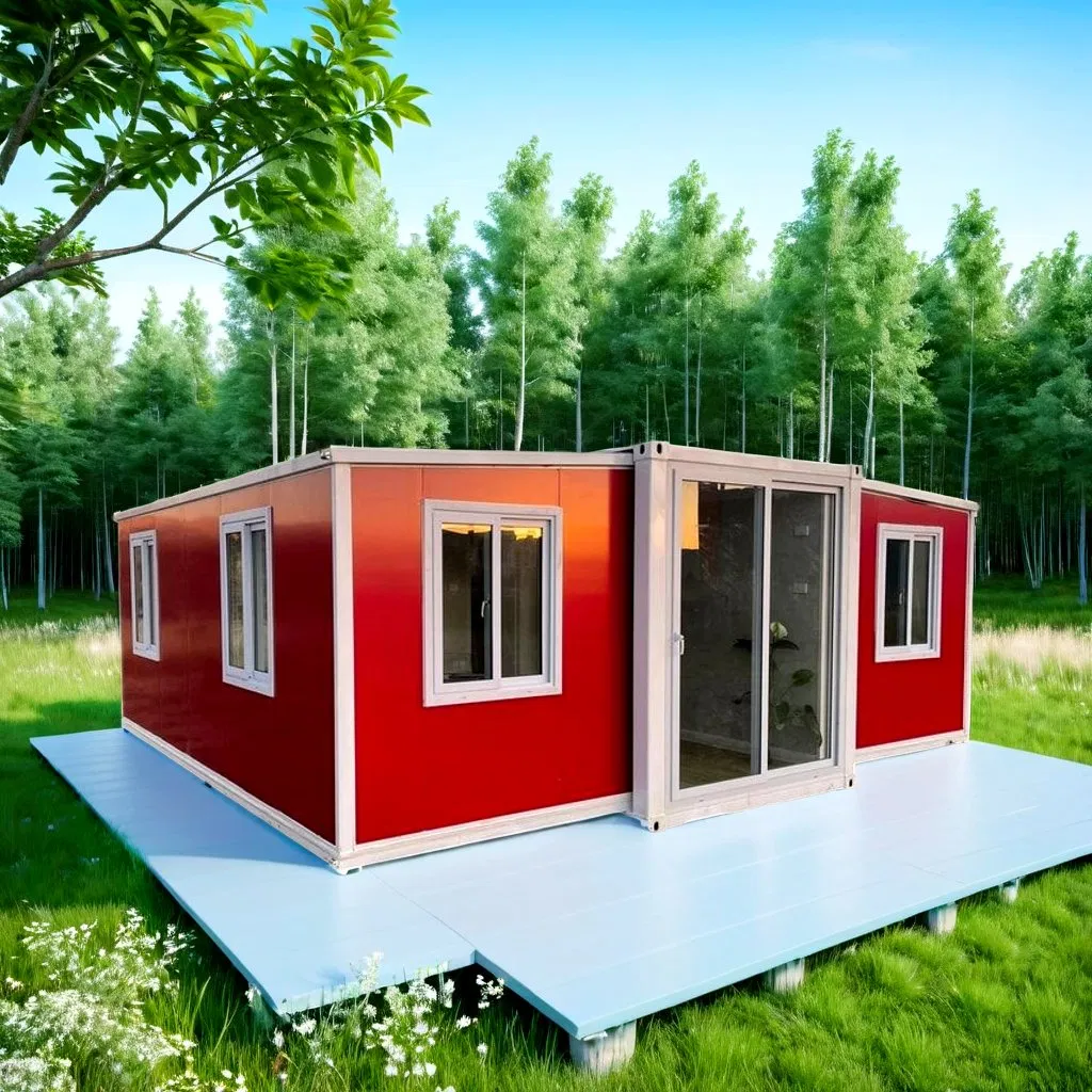 Casa Prefabricada Expandible - Hogar Pequeño Moderno con Q235B Estructura de Acero Ligero