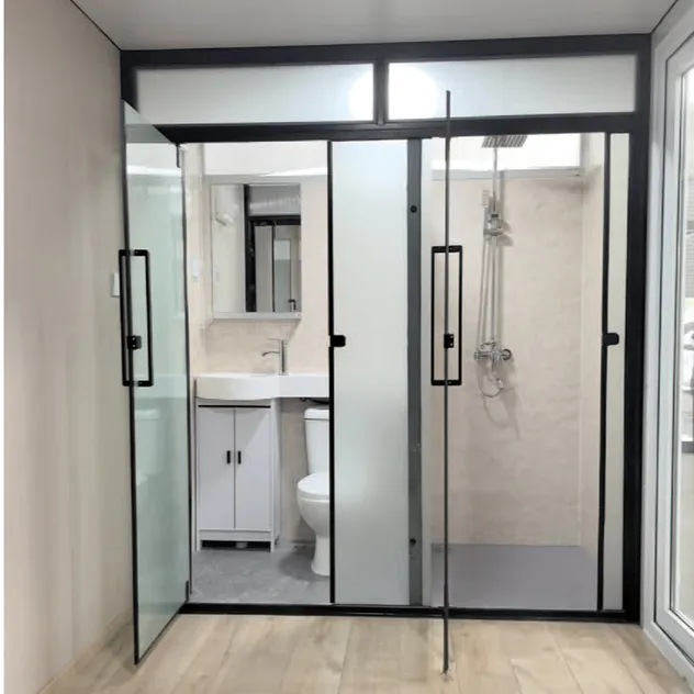 Detalle baño contenedor