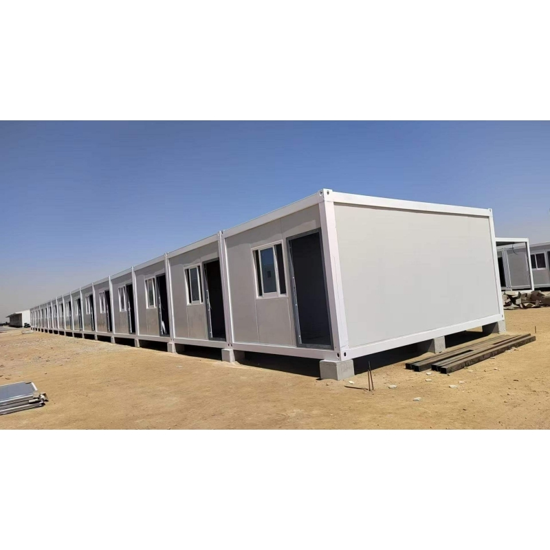 20FT Casa Contenedor Modular Desmontable de Acero Prefabricado de Diseño Moderno y Transpirable 2-Year Edificio de Oficina Residencial Hotel con Garantía