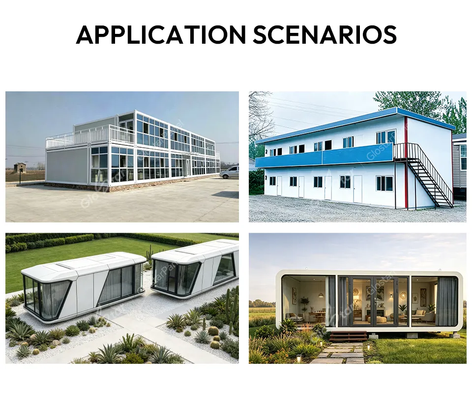 Mejor Precio Casa Prefabricada Lista para Envío Villa Familiar Modular