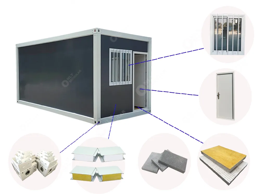 Hogares modulares prefabricados personalizables para vivir