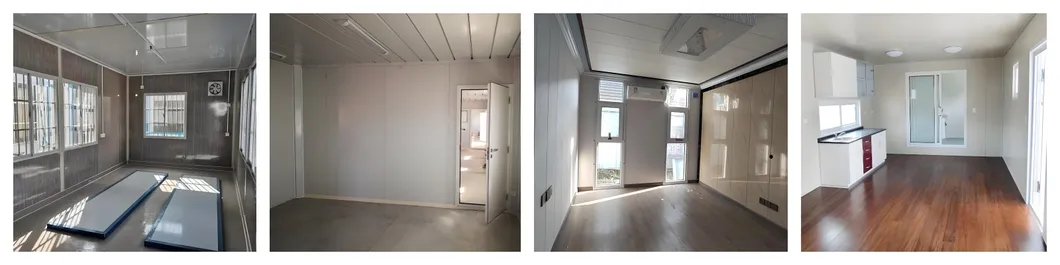 Modular 40FT 20FT Contenedor de acero portátil prefabricado plegable expandible hogar hotel residencial marítimo de almacenamiento en paquete plano