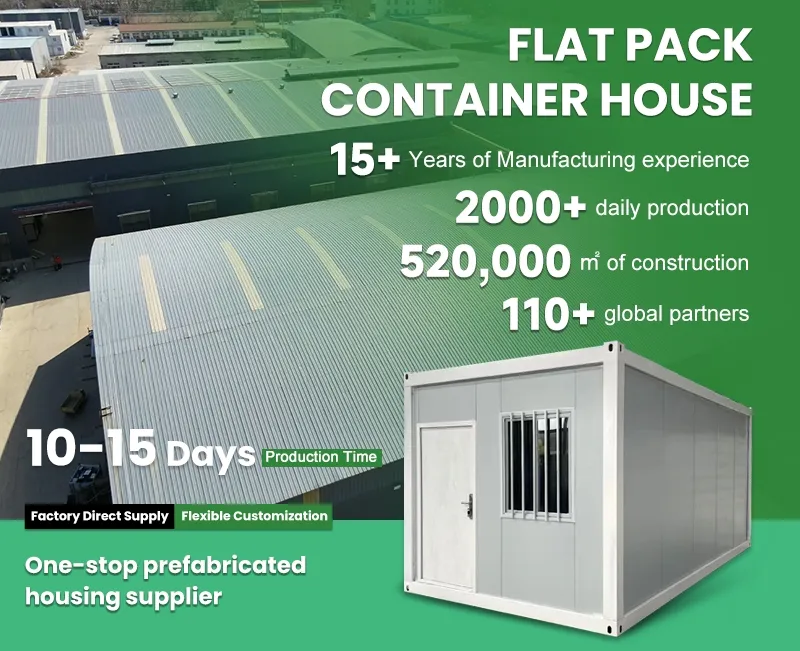Casas modulares de contenedores plegables