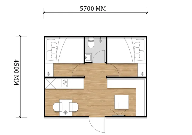 Integración paisajística de cabañas