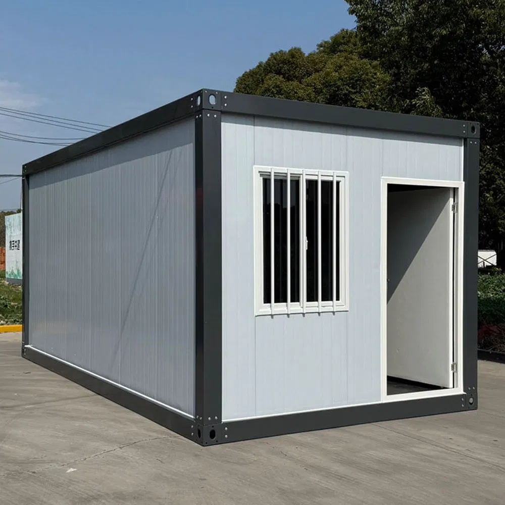 Casas modulares móviles desmontables a prueba de humedad para edificios temporales en sitios de construcción de ferrocarriles de alta velocidad