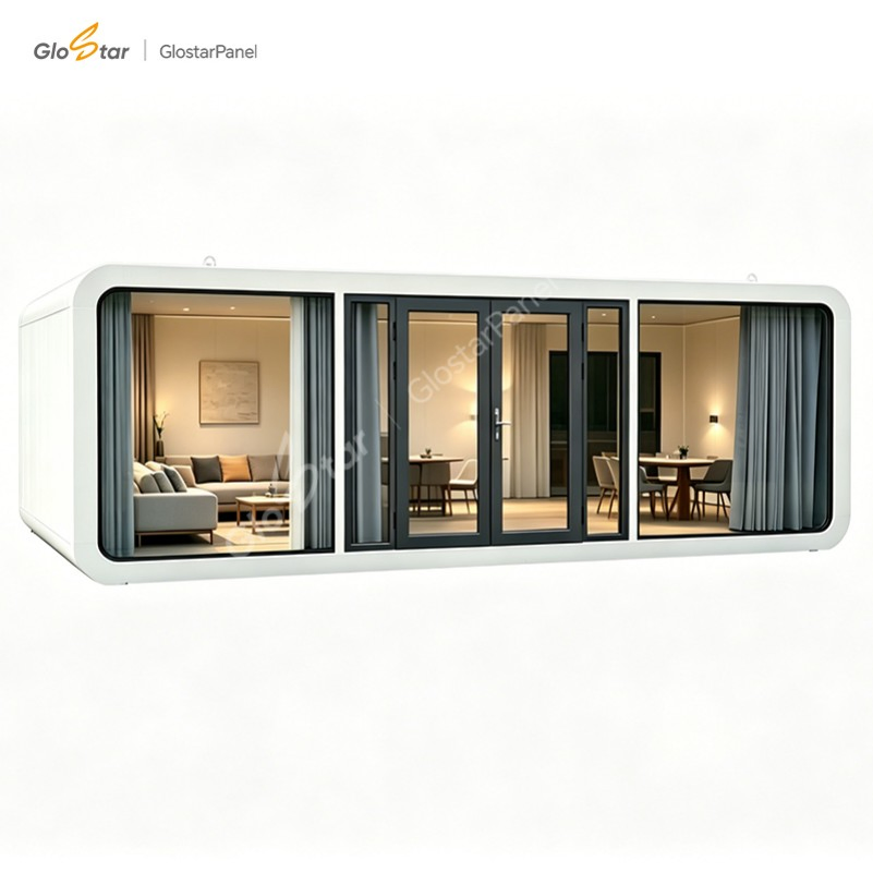 Mejor Precio Casa Prefabricada Lista para Envío Villa Familiar Modular