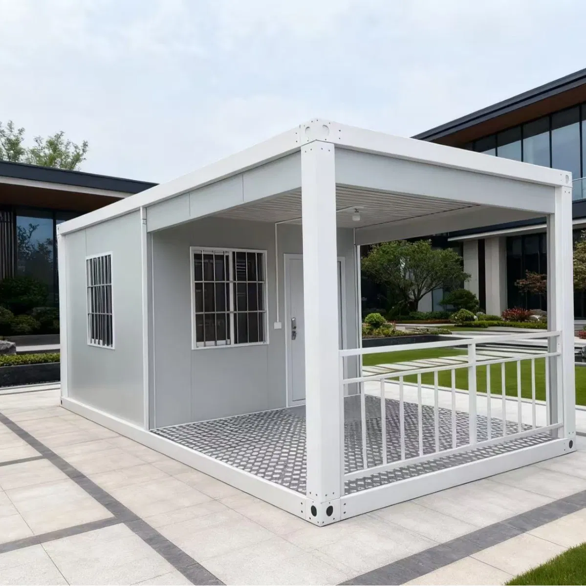 Casa Contenedor Expandible Fábrica China Personalizada 20FT Hogar Modular para Vivienda Residencial