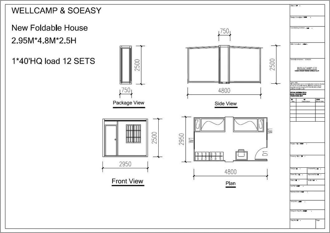 Diseño interior y distribución de la casa contenedor móvil