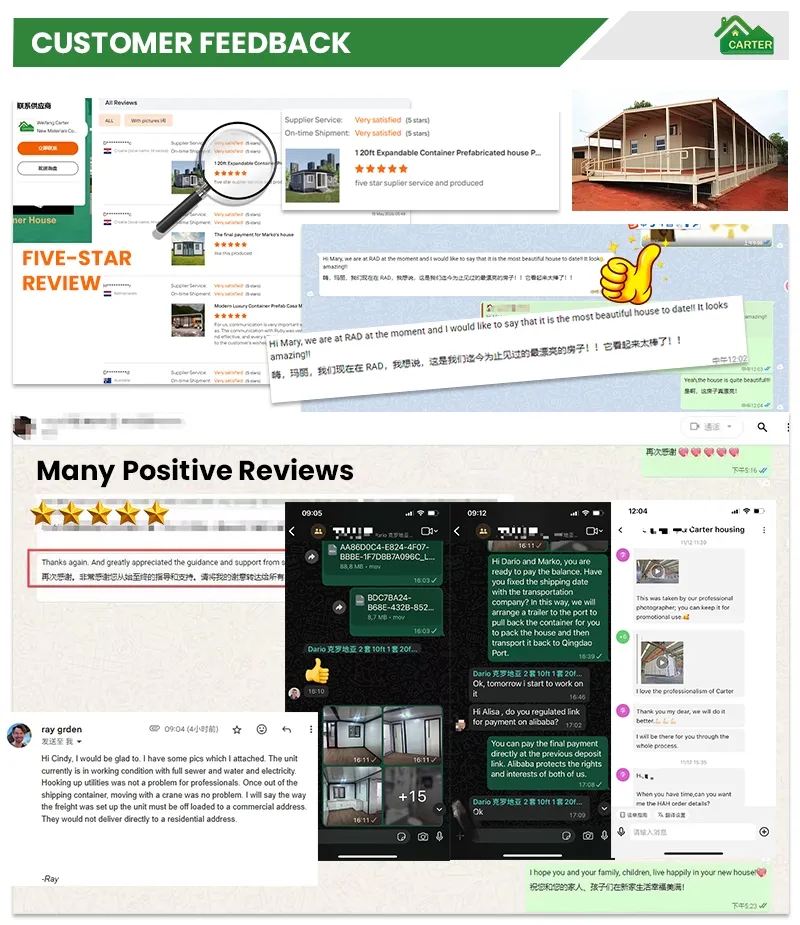 Opiniones de los clientes sobre casas contenedor