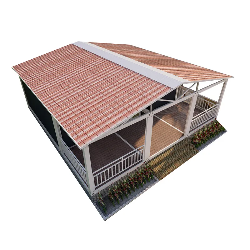 Edificios residenciales de estructura de acero prefabricada de alta calidad y casa contenedor prefabricada