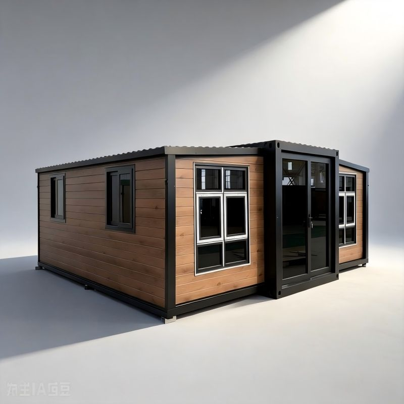 Casa modular prefabricada eficiente en energía, cabaña prefabricada impermeable para villa de resort