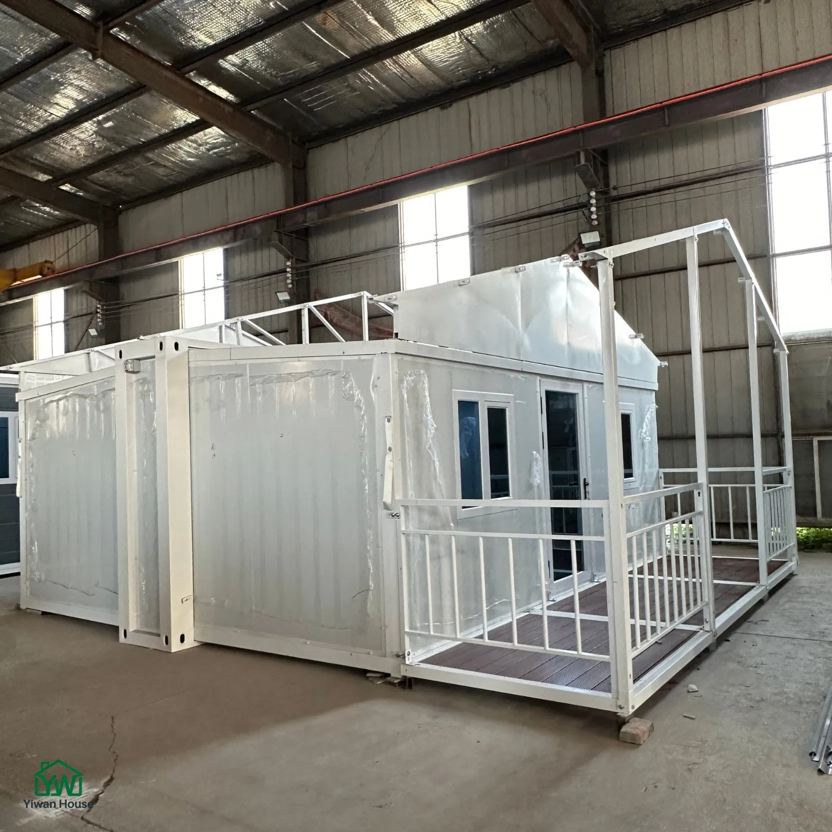 Energía solar compacta y envío asequible casa diminuta modular móvil prefabricada