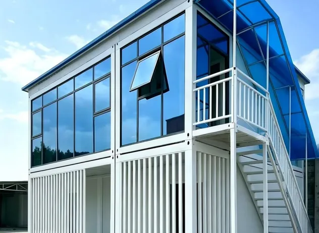 Casa Modular Elegante con Diseño Contemporáneo y Características Ecológicas