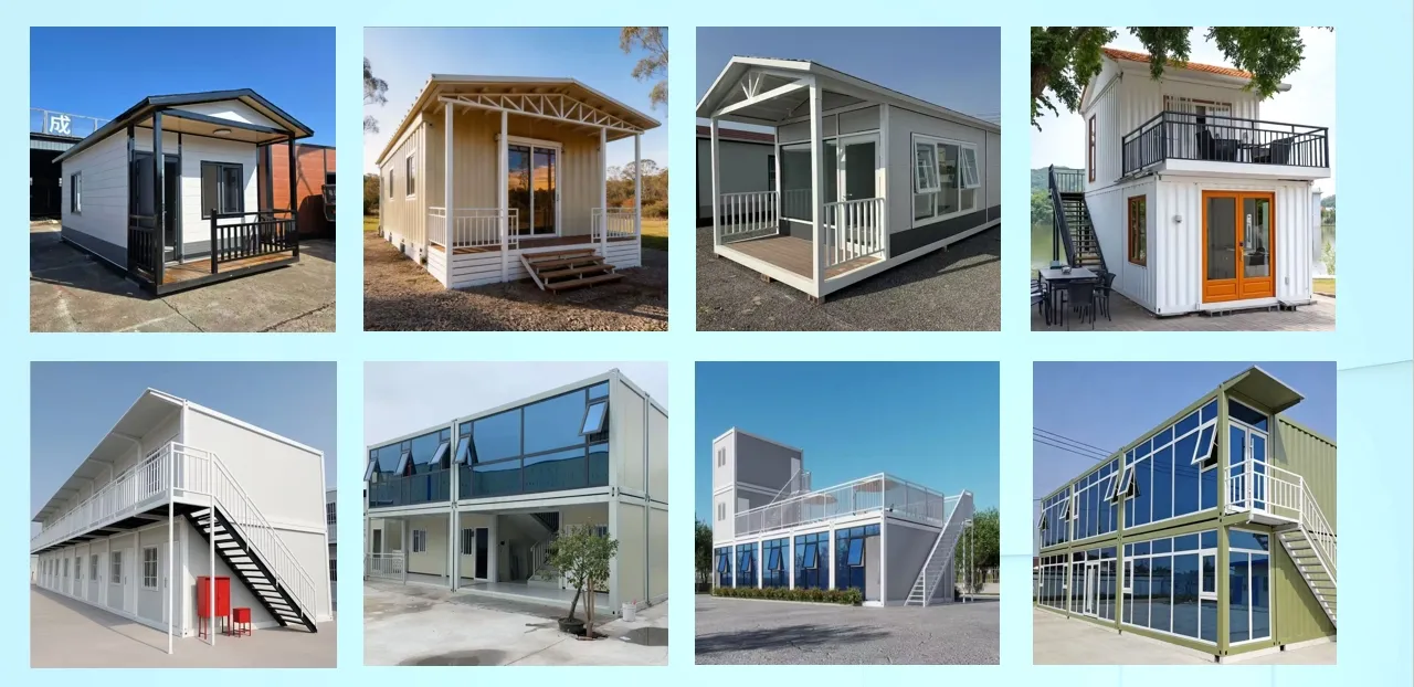 Casa modular prefabricada, casas listas para habitar, casa cápsula, hogar residencial modular, casa de paquete plano, casa contenedor