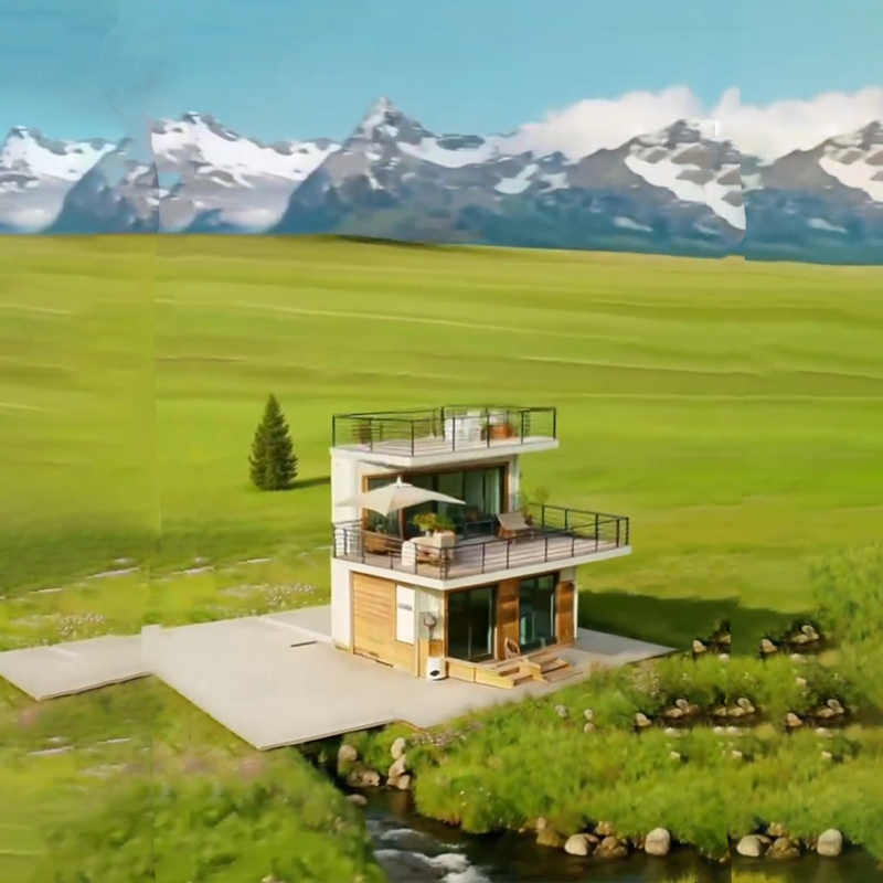 Casa Modular Ecológica para Soluciones de Vida Sostenible