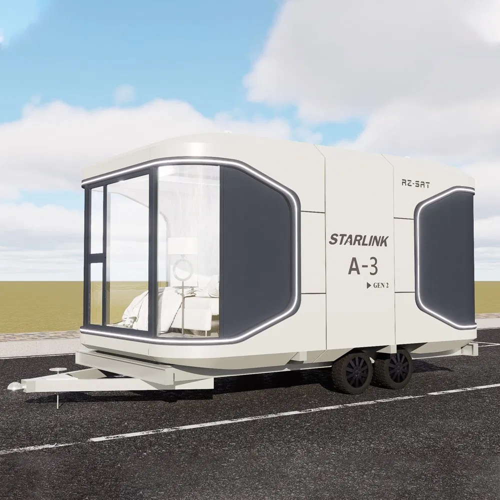 Modelo de vivienda modular prefabricada expandible, casa contenedor, mejor casa móvil montada en remolque, precios de casas prefabricadas