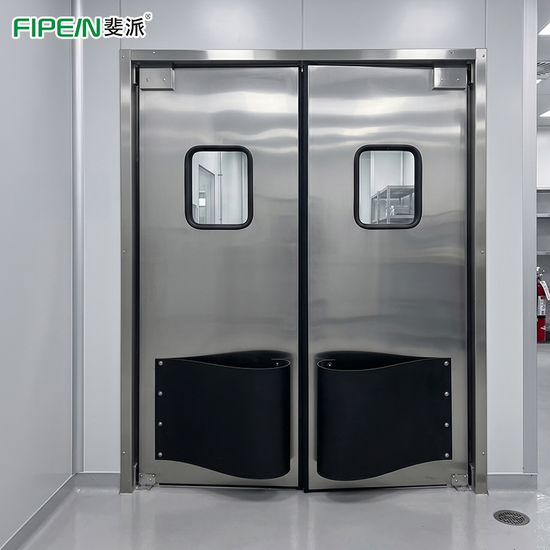 Feipai 40mm Aluminum Honeycomb Heavy Duty Double Action Kitchen Traffic Door