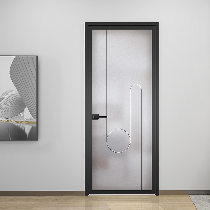 إطار hinged من سبائك متميزة موفر للطاقة زجاج مزدوج ميزات تقليل الضوضاء أبواب الألمنيوم ذات الفتح الجانبي