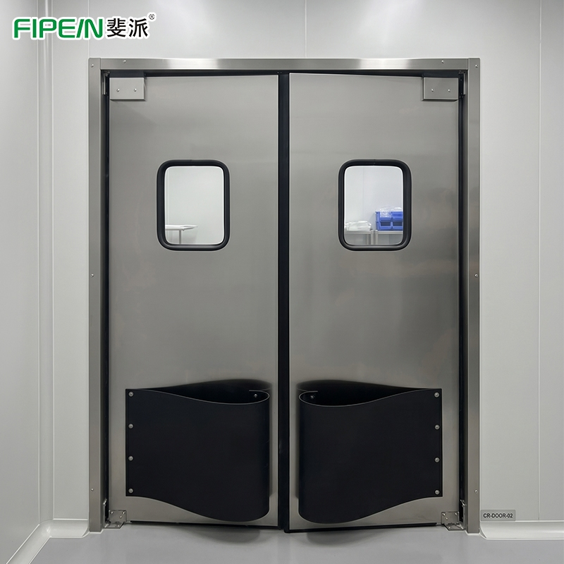 Feipai 40mm Aluminum Honeycomb Heavy Duty Double Action Kitchen Traffic Door