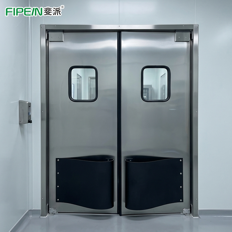 Feipai 40mm Aluminum Honeycomb Heavy Duty Double Action Kitchen Traffic Door