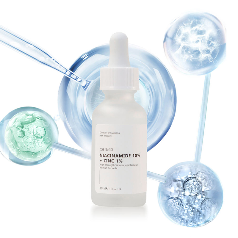 Suero de niacinamida y zinc, profundamente hidratante, cierra poros, ilumina la piel
