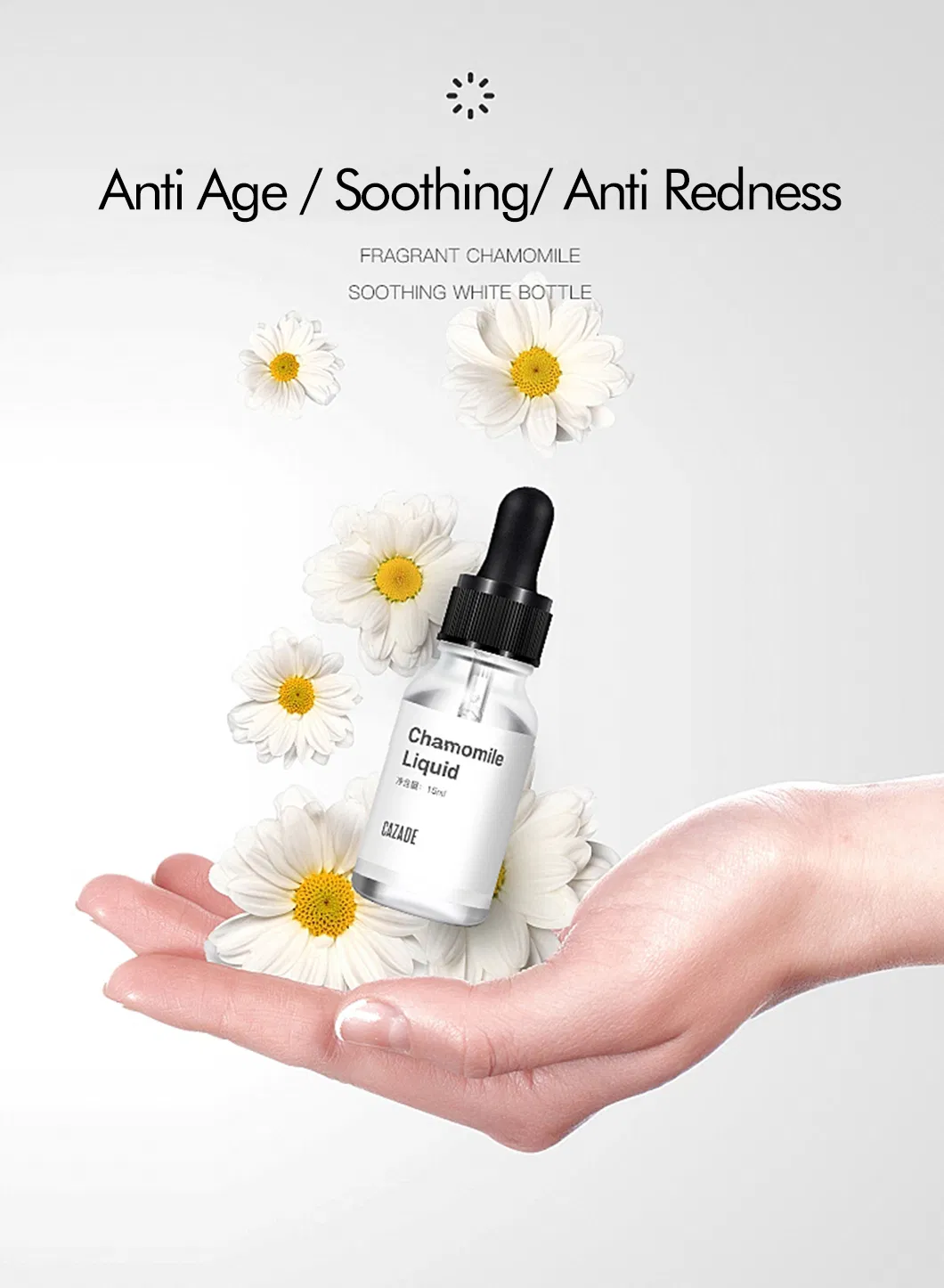 Esencia de Piel de Planta Herbal de Manzanilla Suavizante Hidratante Suero Facial