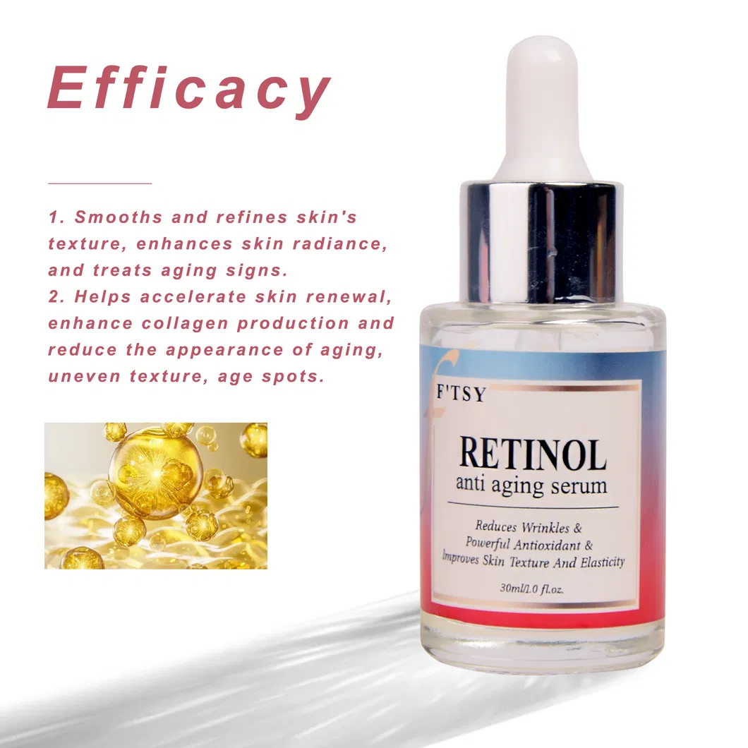 Suero de Retinol Natural Reparador Suero Facial Hidratante de Vitamina C