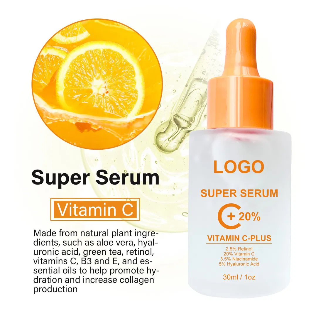 Suero para el cuidado de la piel, natural, eliminación de acné y granos, esencia reparadora de aloe para el rostro, gel hidratante antienvejecimiento, suero facial de vitamina C