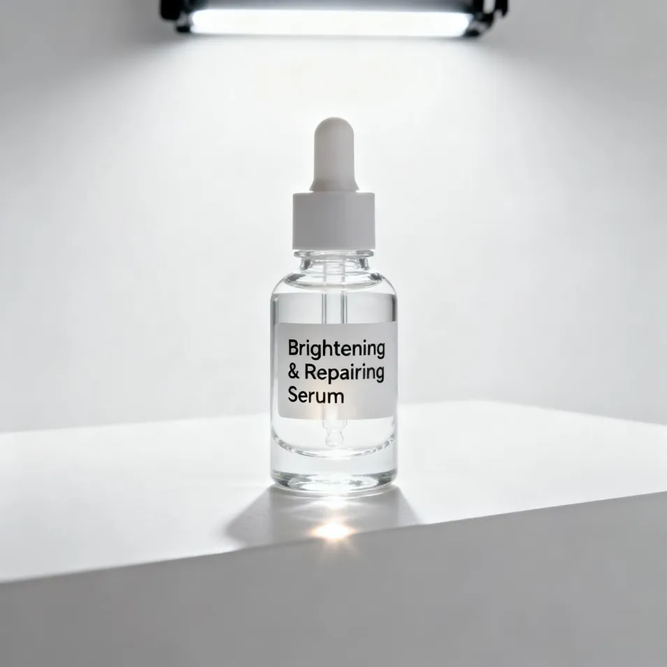 Suero facial de lujo para reparación y aclarado de la piel con proteína marina de mejillón y extracto de sangre de dragón para la reducción de la inflamación y la claridad