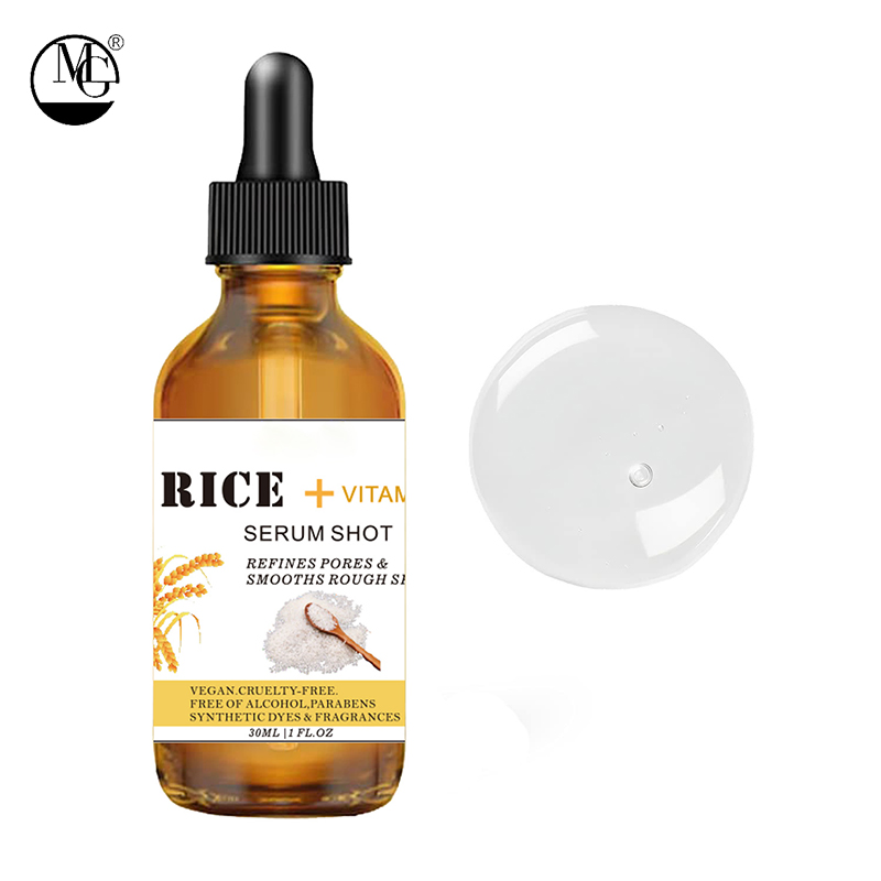 Suero de Esencia de Arroz Natural Iluminador Hidratante Antienvejecimiento para el Rostro