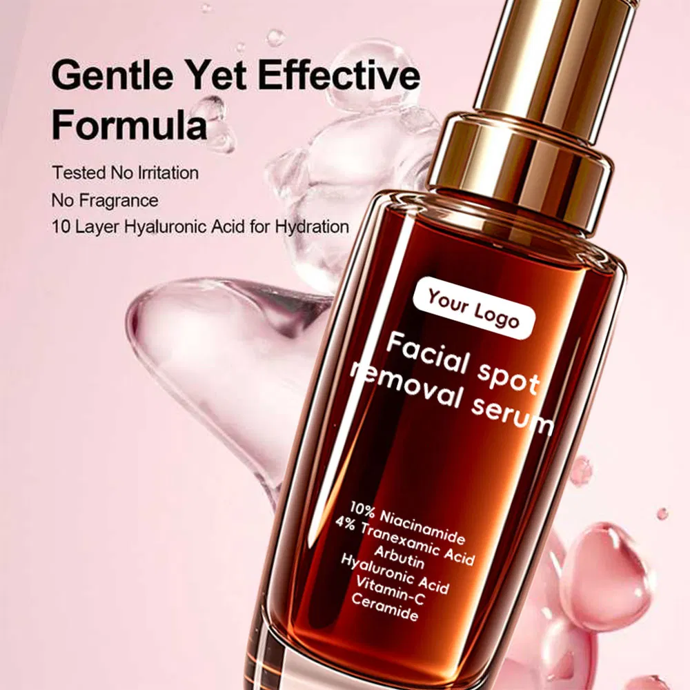 10% Niacinamida 4% Ácido Tranexámico Corrector de Manchas Oscuras Removedor Suero Facial Iluminador Corrector