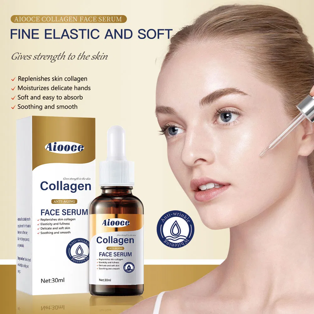 Suero hidratante blanqueador reparador de colágeno anti-envejecimiento Aiooce