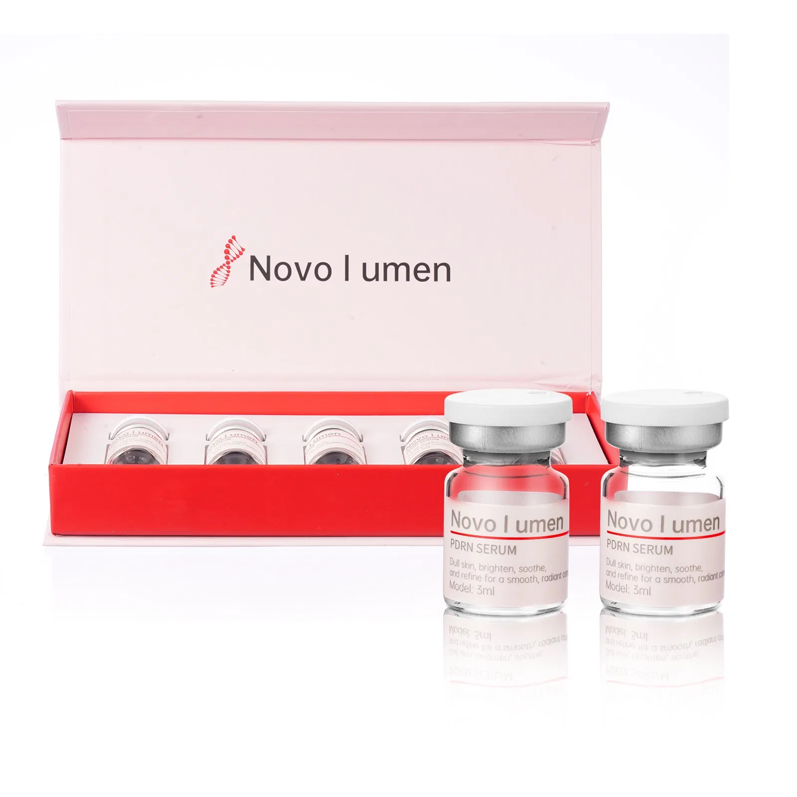Venta Caliente Suero Meso Lujo Orgánico Oro Caviar Pdrn Micro Suero Facial Elevación Firmeza Rejuvenecimiento e Hidratación para Piel Joven