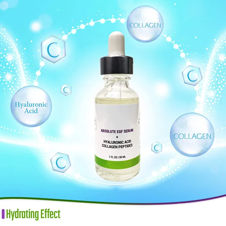 Suero de Microneedling Premium OEM/ODM con Péptidos de Colágeno y Suero EGF
