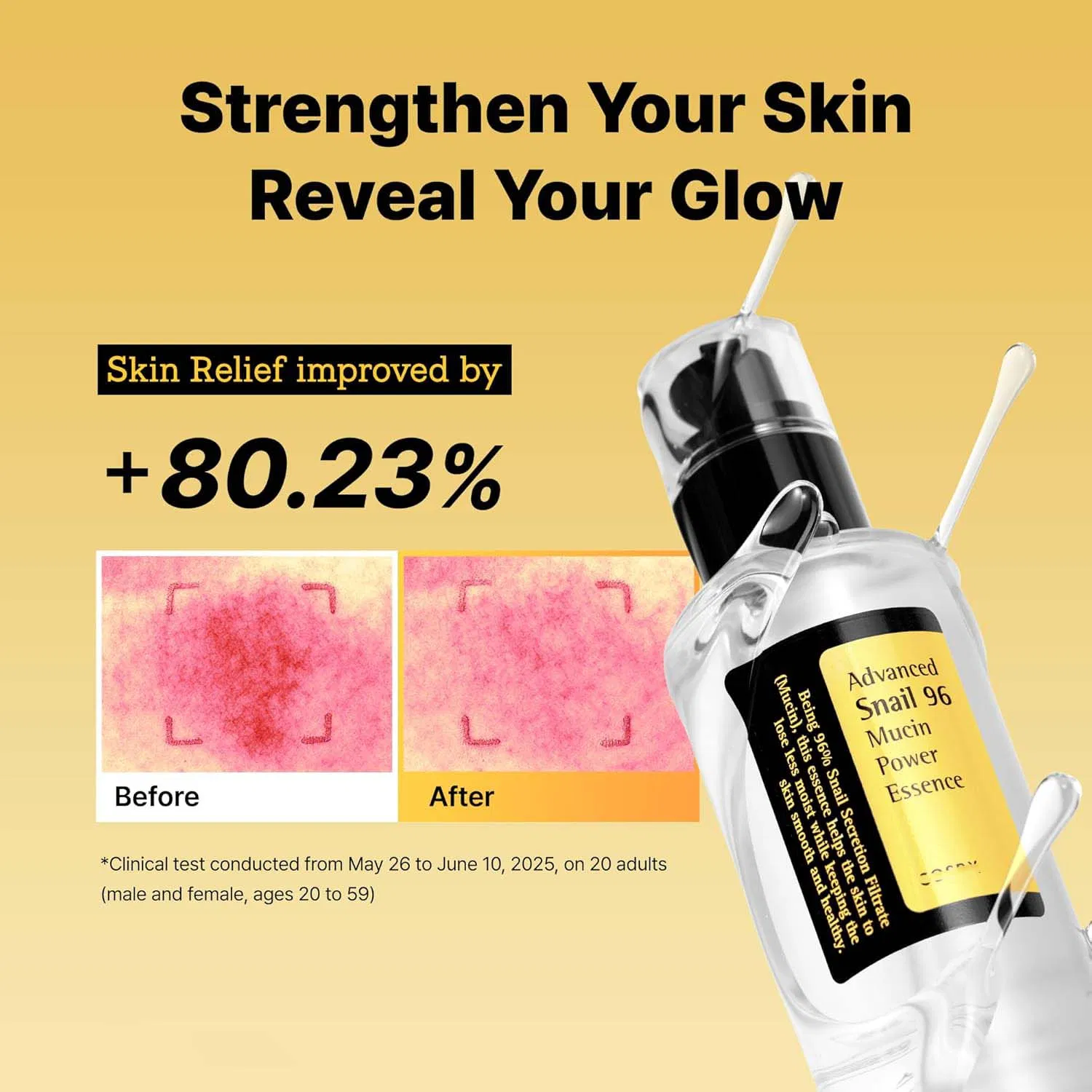 Suero Reparador de Mucina de Caracol 100ml, Suero Hidratante Facial con Filtrado de Secreción de Caracol para Piel Opaca y Líneas Finas, Cuidado de la Piel Coreano