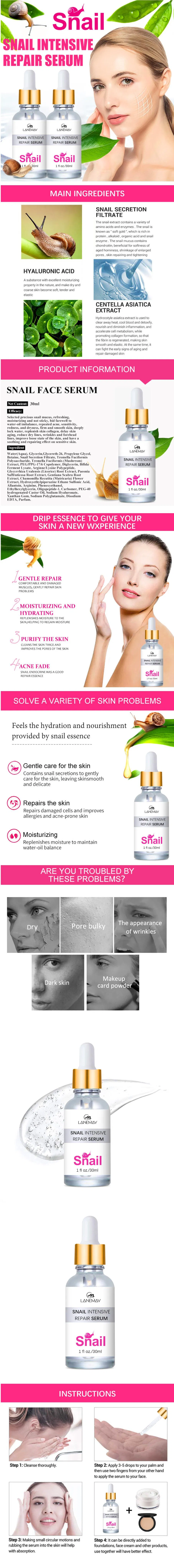 Variedad de modelos de sueros de belleza