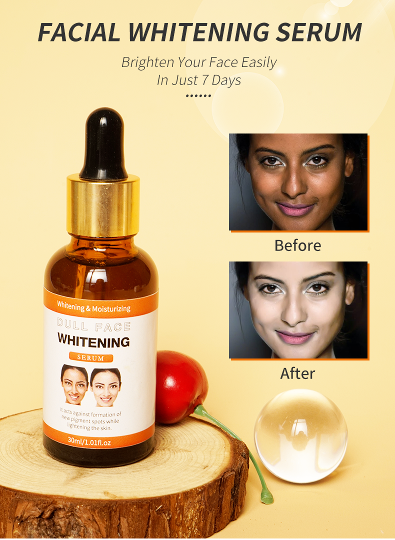 Suero Facial Natural de Arbutina de Marca Privada Orgánico Vegano Antienvejecimiento Aceite Esencial Esencias Visage Suero Blanqueador Facial