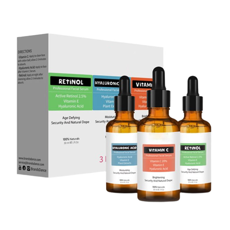 Nuevo Suero Blanqueador de Ácido Hialurónico, Retinol y Vitamina C
