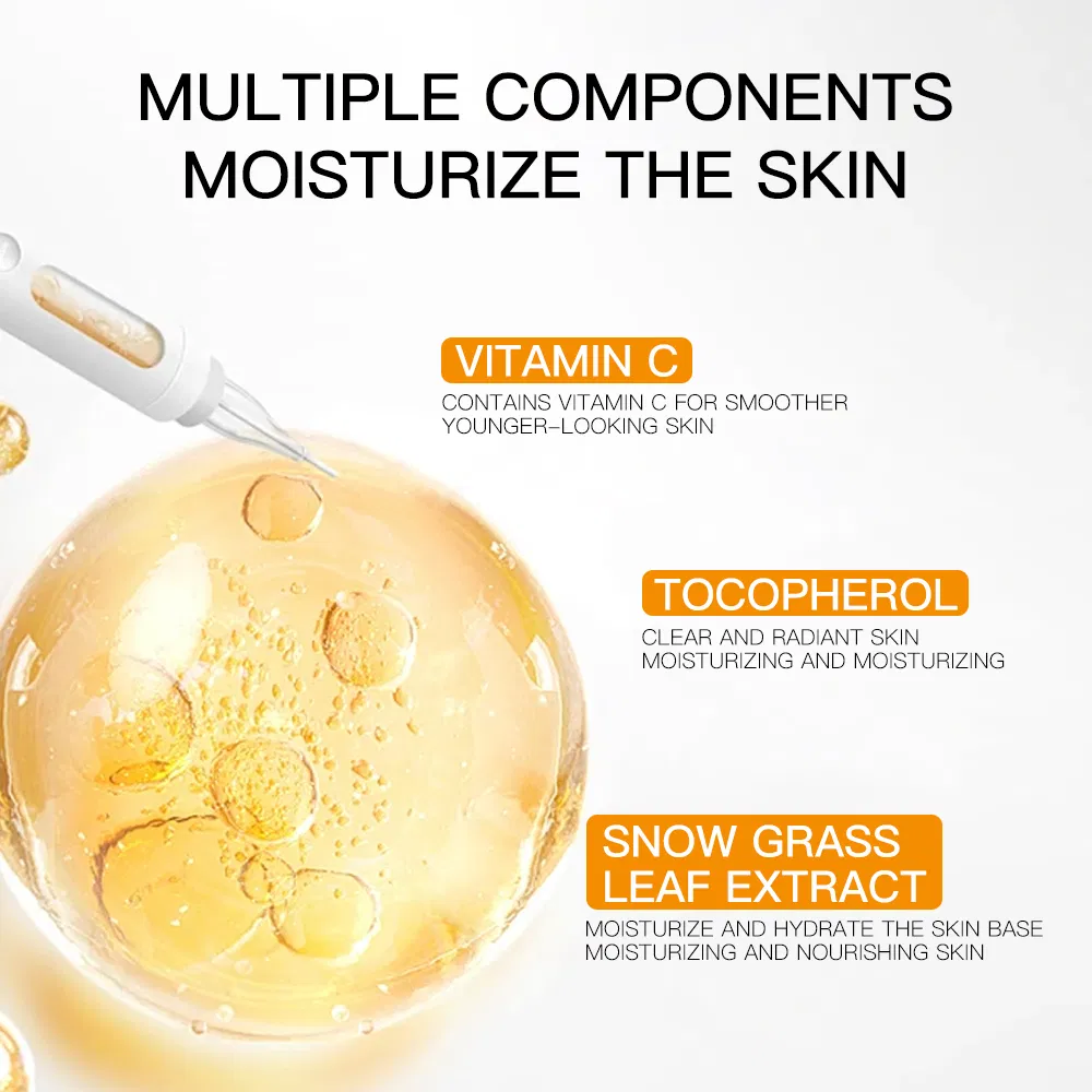 Suero facial orgánico de vitamina C y E para reducir poros - Detalle 5