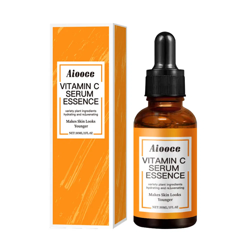 Suero facial hidratante de vitamina C de alta calidad Aiooce orgánico reduce las líneas finas y ilumina la piel de forma natural, antiarrugas retino