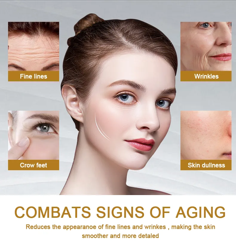 Suero facial hidratante profesional libre de parabenos, antiarrugas y con retinol y ácido hialurónico